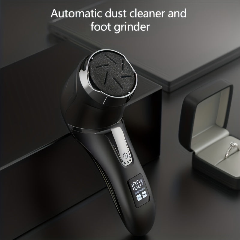 Rechargeable Electric Foot File for Callus Removal, Portable Pedicure Tool Kit Designed for Professional Care of Dry, Cracked Skin. A Perfect Gift for Foot Repair.